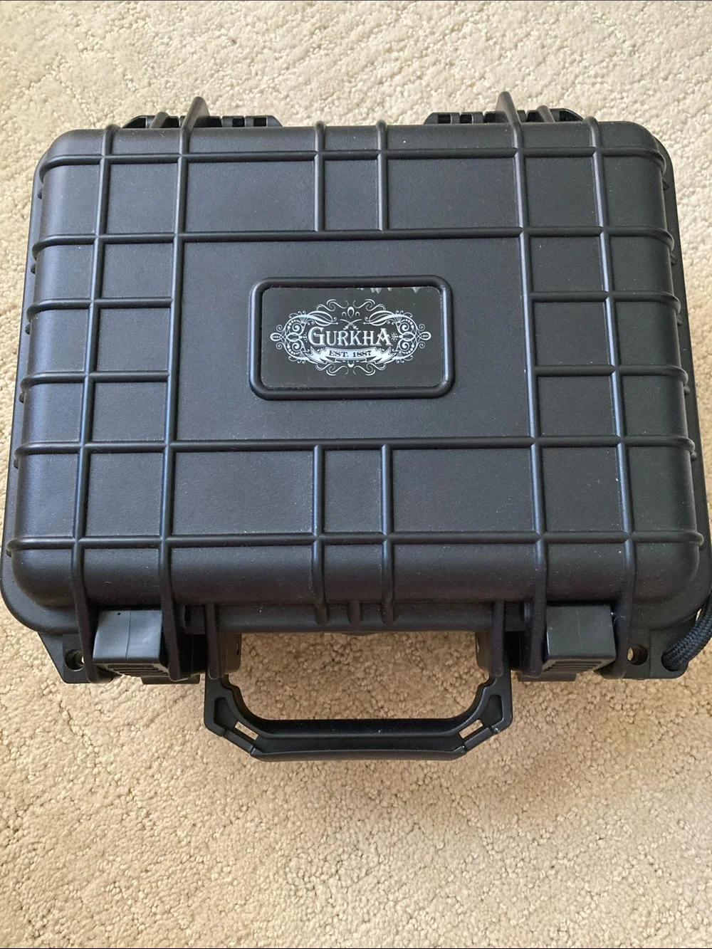 Gurkha hard ‘pelican’ cigar Case - Rugged Portable Organizer